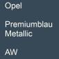 Preview: Opel, Premiumblau Metallic, AW.